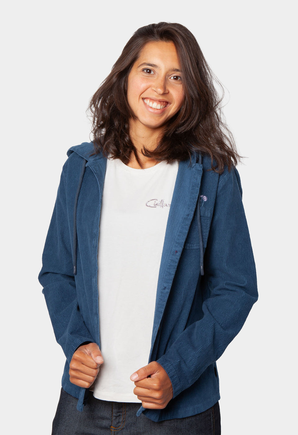 Camicia in velluto Fendels-donna